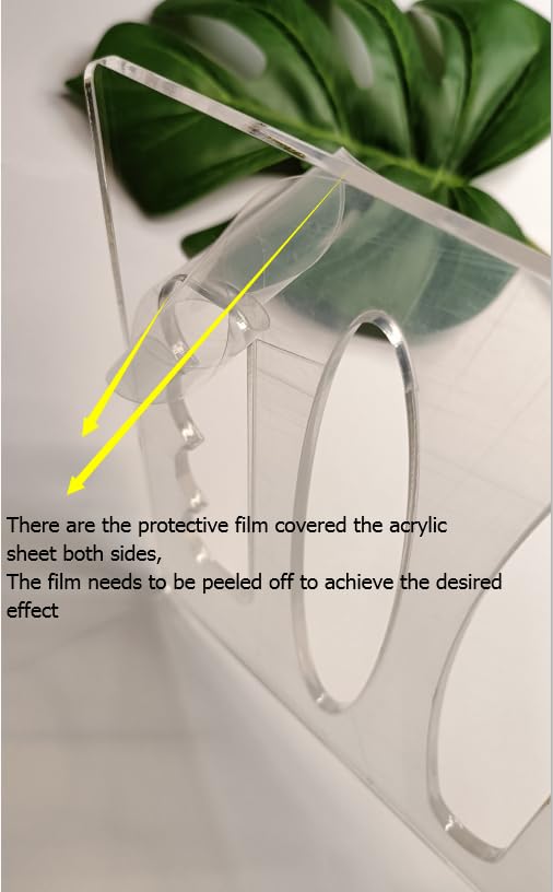 Charcuterie Board Handle Template,Acrylic Router Template,6 in 1 Grab Handle Router Template,Woodworking Router Template (11.75x7.75") Yuxuanish