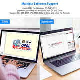 Comgrow Z1 Laser Engraver 10W Output Power, 24V Desktop 48W Laser Cutter and Engraving Machine with Eye Protection Compressed Laser Spot 0.08mm, Comgrow