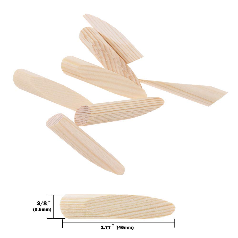 AUTOTOOLHOME 100 Pack Solid Wood Pocket Hole Plugs Pine for Pocket Hole Jig Woodworking Tool with a Storage Case(100) AUTOTOOLHOME