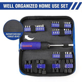 WORKPRO 61PC Magnetic Screwdriver Bits & Nut Driver Set with Organizer Bag, DIY Tools & Equipment for Men Women Mechanic, Herramientas Tool Bit Kit WORKPRO