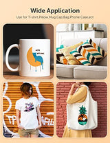 Hiipoo Sublimation Ink Set with 110 Sheet Sublimation Paper 8.5x11” 125G, 2 Pack Teflon Sheet, Heat Tape compatible for Inkjet Printer ET-2720 Hiipoo