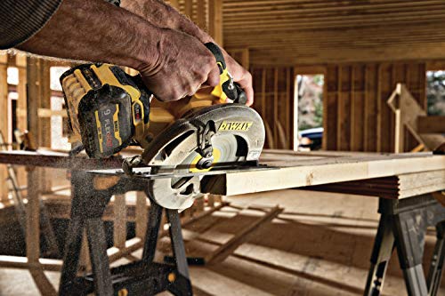 DEWALT FLEXVOLT 60V MAX* Circular Saw with Brake Kit, 7-1/4-Inch (DCS578X1) DEWALT