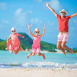 WEBEEDY Make 2 Dolphin Glass Mosaic Kit Creativity DIY Mosaic Glass Kit for Kids Adults Include Glass Mosaic Tiles, Wooden Chips, Ribbon WEBEEDY