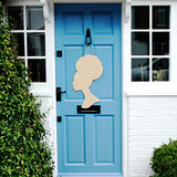 SEWACC Mother's Day Wood Chips Unfinished Wood Chip Wooden Ornaments Unfinished Wood Cutout Mother Gifts African Women Wood Cutout Mom Girl Gift DIY SEWACC