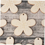 Gogogmee 10 Sets Easter Ornaments Sunflower Wood Cutout Easter Unfinished Wreath Easter Hanging Ornament Rabbit Decorations for The Home Easter Gogogmee