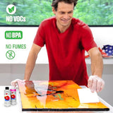 ArtResin - Epoxy Resin - Clear - Non-Toxic - 8 oz (4 oz Resin + 4 oz Hardener) (236 ml) ArtResin