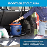 Powr-Flite Newton Compact Vacuum Cleaner Canister with HEPA Filtration, Portable Vacuum for Hardwood Floors and Rugs, PV610-Q10-U Powr-Flite