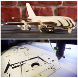 Pack of 10 Balsa Wood Sheets, Thin Balsa Wood Sheets, Unfinished Plywood Board for House Planes, DIY Boat Model Projects (200 x 100 x 1.5 mm) Blulu