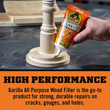 Gorilla All Purpose Wood Filler, 6oz Tube, Golden Oak (Pack of 1) Gorilla