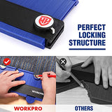 WORKPRO Connectable Contour Gauge (10+10 Inch), Profile Duplicator with Lock, Precisely Copy Irregular Shape, Gift for Father, Husband, Outline WORKPRO