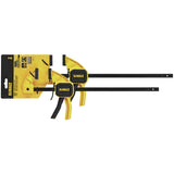 DEWALT Bar Clamp with Trigger, Medium, 12-Inch, 2-Pack (DWHT83158) , Yellow DEWALT