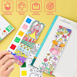 5 Pack Pocket Watercolor Painting Book Set, Watercolor Paint Book, Travel Pocket Watercolor Kit, Pocket Hand Book Stocking Goodie Bag Stuffer Gifts VERENIX