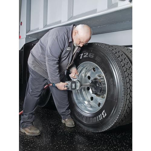 Ingersoll Rand 285B-6 1 Pneumatic Impact Wrench - Heavy Duty Torque Output, 6 Inch Extended Anvil, 1 Inch, 2 Handles, High Precision, Accessibility, Ingersoll Rand