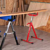 WORKPRO Folding Roller Stand Height Adjustable, Heavy Duty 250 LB Load Capacity, Outfeed Woodworking WORKPRO