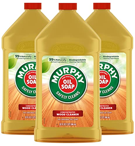 Murphy Oil Soap Wood Cleaner, 32 Fluid ounce (Pack of 3) Murphy