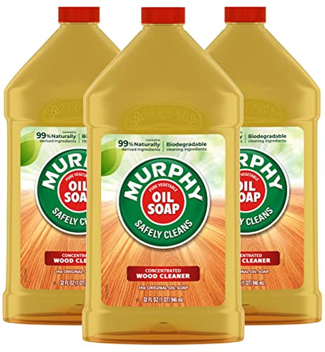 Murphy Oil Soap Wood Cleaner, 32 Fluid ounce (Pack of 3) Murphy
