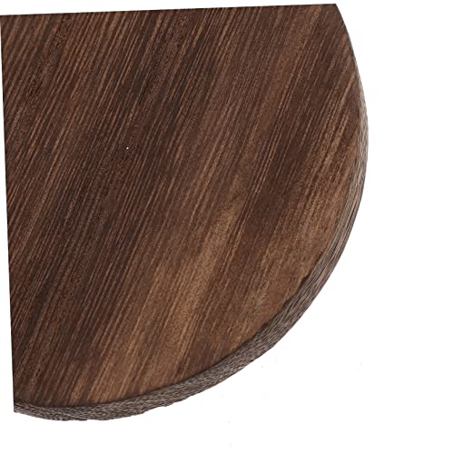 Zerodeko 15 Pcs Carbonized Round Wood Chips Wooden Coasters DIY Unfinished Christmas Ornament Unfinished Wood Cutout Riser Christmas Ornaments Zerodeko