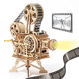 ROKR 3D Wooden Puzzles for Adults- 183pcs Mechanical Model Wooden Craft for Adults Movie Projector Gift for Adults &Teens (Vitascope) ROKR