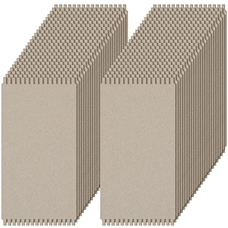 Henoyso 48 Pcs Cardboard Weaving Looms Weaving Loom for Kids Loom Cardboard Wide Notch Weaving Loom Weaving Boards for Beginners Knitting Sewing Henoyso