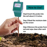 Hathdia Soil Moisture Meter,Plant Hygrometer Moisture Sensor Plant Water Monitor for Potted Plants,Garden,Farm, Lawn(No Battery Needed) Hathdia