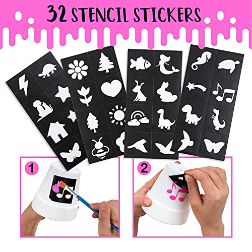 ROMI'S WAY 2-Pack Make Your Own Wind Chime Kit - Larger Bells, Stencils and Beads, Arts and Crafts for Kids Ages 8-12, 4-8 - DIY Craft Kit for Girls ROMI'S WAY