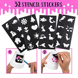 ROMI'S WAY 2-Pack Make Your Own Wind Chime Kit - Larger Bells, Stencils and Beads, Arts and Crafts for Kids Ages 8-12, 4-8 - DIY Craft Kit for Girls ROMI'S WAY