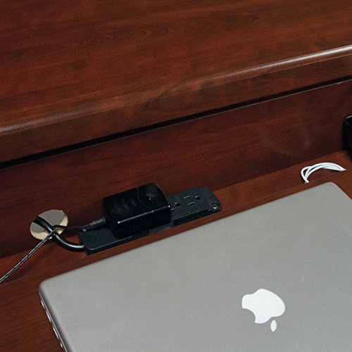 Sauder Heritage Hill Computer Credenza, L: 59.25" x W: 20.47" x H: 30.24", Classic Cherry Sauder