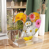 Large Photo Frame Resin Molds, Heart Shape Silicone Molds for Epoxy Resin, DIY Picture Frame Display Unique Mold for Resin Casting Art Crafts Table Wehous