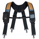 MELOTOUGH Tool Belt with Suspenders Tool Bag Suspenders Framers Comb Apron Tool Belt Construction Tool Pouch Builder Heavy Duty Carpenter Suspension MELOTOUGH
