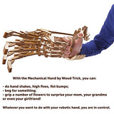 Wood Trick Wooden Robot Hand 3D Wooden Puzzle - Robotic Hand Wood Model Kit to Build Wood Trick