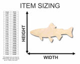 Unfinished Wood Trout Fish Shape - Fishing - Craft - up to 24" DIY 14" / 1/8" 24 Hour Crafts