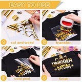 WRAPXPERT Gold HTV Heat Transfer Vinyl Rolls - Gold Iron on Vinyl 12''x5ft, Gold Foil HTV for Tshirts, Metallic Gold HTV Vinyls for Garment Fabrics WRAPXPERT