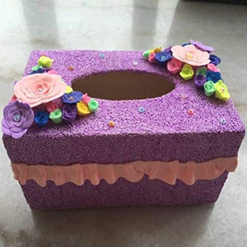 Operitacx Unfinished Wood Tissue Box Cover 5Pcs DIY Blank Wooden Napkin Box Rectangle Tissue Dispenser Box Cover for Arts Crafts Home Decoration Operitacx