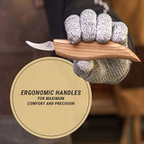 BeaverCraft Wood Carving Knife Whittling Knife for Beginners C18 - Safety Chip Carving Knife Whittling Tools Wood Carving Tools for Beginners - Sloyd BeaverCraft