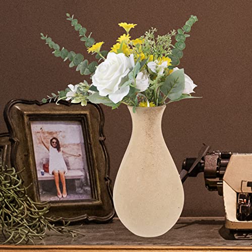COHEALI Unfinished Wood Vase 2pcs Unfinished Vase Wooden Flower Vase Handmade Blank Floral Vase Paint Your Own Natural Flower Container DIY Painting COHEALI