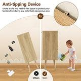 Iwell Rattan Storage Cabinet with 3 Drawers and Adjustable Shelf - Versatile Accent Piece for Home Interiors Iwell