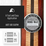 Real Milk Paint, Wood Wax for Wood Finishing, Unfinished Wood Furniture, Cutting Boards, Butcher Blocks, Food Grade, Vegan, 4 oz Real Milk Paint