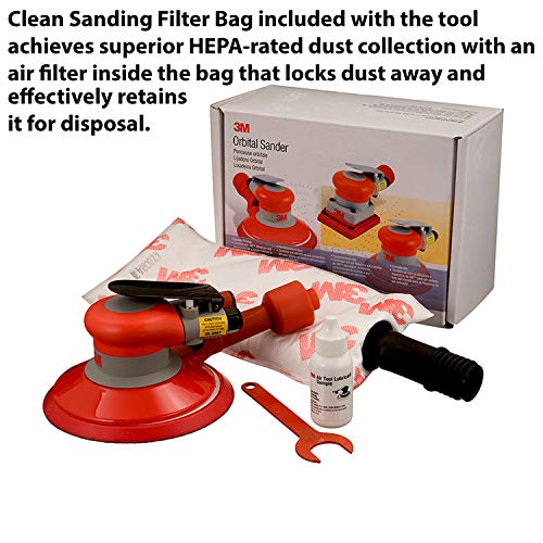 Cubitron II 3M Self-Generated Vacuum Random Orbital Sander 20208, 6 in, 5/16 in Orbit, 1 per case Cubitron II