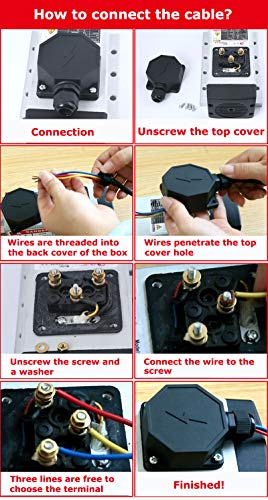 RATTMMOTOR CNC Spindle Motor Kit 220V, 2.2KW Air Cooled Spindle Motor Square Spindle Motor ER20+2.2KW VFD Inverter 220V Variable Frequency Drive RATTMMOTOR