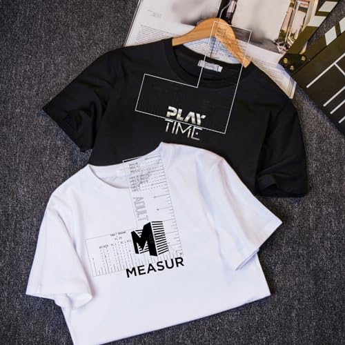 Left Chest Logo Placement Tool for Heat Press, Embroidery Placement Ruler, Acrylic Tshirt Ruler for Pocket Prints Colini