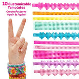 Just My Style Fashion Punch Style & Stitch Loom, Friendship Bracelet Kit, Jewelry Making Activity, Great for Birthday Parties, Sleepovers & Travel, Just My Style