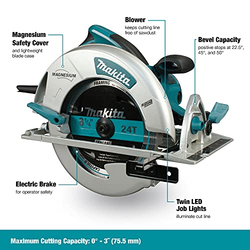 Makita 5008MGA 8-1/4" Magnesium Circular Saw, with Electric Brake Makita