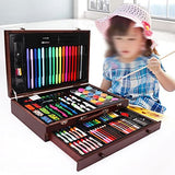 XARONF Art Supplies, 123-Pack Deluxe Wooden Art Set Crafts Drawing Painting Kit, Creative Gift Box for Adults Artist Beginners Kids Girls Boys XARONF