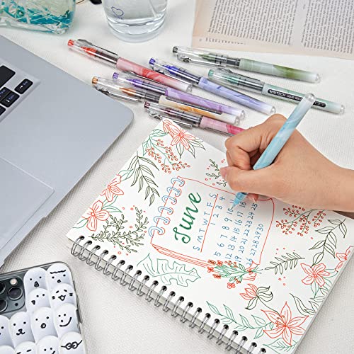 WRITECH Liquid Ink Rollerball Pens Multi Colored 0.5mm Extra Fine