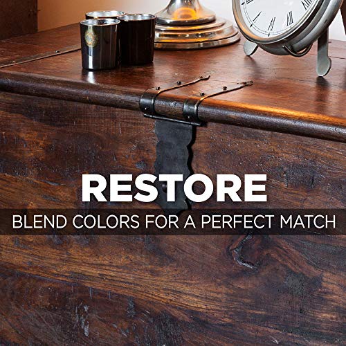 Weiman Wood Repair System Kit - 4 Filler Sticks 4 Touch Up Markers - Floor and Furniture Scratch Fix Weiman