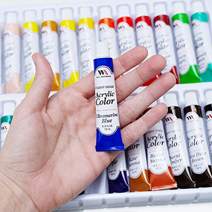 WA Portman 24pk Acrylic Paint Set - Lightfast Acrylic Paint Set for Adults and Children - Acrylic Set is a Great Addition to Painting Supplies and - WoodArtSupply