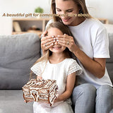 Varbertos Antique 3D Wooden Mechanical Treasure Box Puzzle for Adults and Teens varbertos