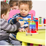 Vaguelly 1 Set Scale Model Earth Balance Educational Balancing Toy Balance Scale Counting Game DIY Educational Model Kit Mini Toy Wood Toy Kids Vaguelly