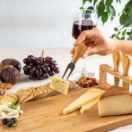 Personalized Charcuterie Board & Cheese Board Set, Wedding, Anniversary, Christmas, Housewarming Gifts, Customized gift for Couples, Bride, Groom, Princeton Craft