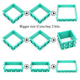 Adjustable Mold Housing Kit for Silicone Molds Making - Plastic Housing Frame for DIY Silicone Rubber Mold Making - Free Combination Mold Housing for DecorRom